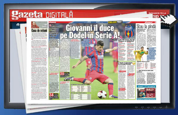 Răsfoieşte online Gazeta Digitală » Steaua se umple de bani! Tănase a semnat un precontract cu o echipă din Serie A!