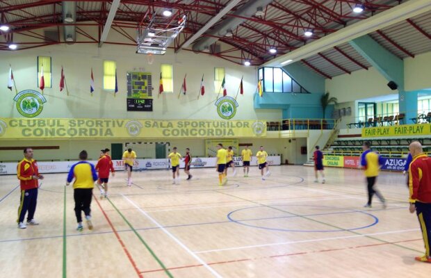 Nationala de futsal incepe meciurile de pregatire