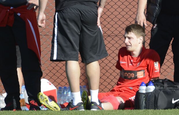 S-a ales cu sperietura » Lazăr a scăpat de ruptură la ligament: ”Mi s-a luat o piatră de pe inimă!”