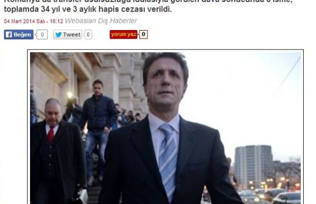 Cutremur din Argentina pînă în Noua Zeelandă » Condamnarea lui Gică Popescu a şocat presa internaţională: "O legendă la închisoare"