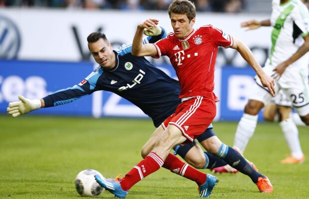 VIDEO I-au curentat! » Bayern a dat cinci goluri în 17 minute la Wolfsburg şi a cîştigat cu 6-1