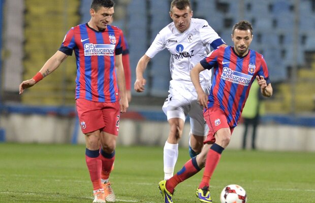VIDEO Sclipesc muşchii! » Steaua s-a impus la pas şi în meciul cu Gaz Metan, 3-0 Marele cîştig: Robert Vîlceanu