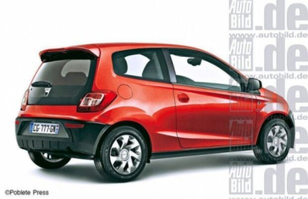 FOTO Presa germană prezintă primele imagini cu noul model "Dacia Mini"