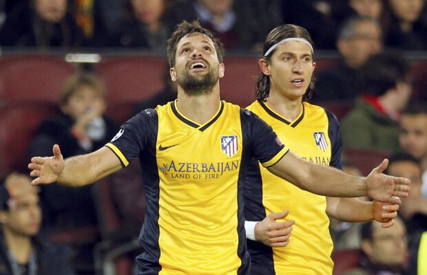 VIDEO Atletico a deschis scorul pe Camp Nou cu un gol fabulos! Diego Ribas a rupt plasa