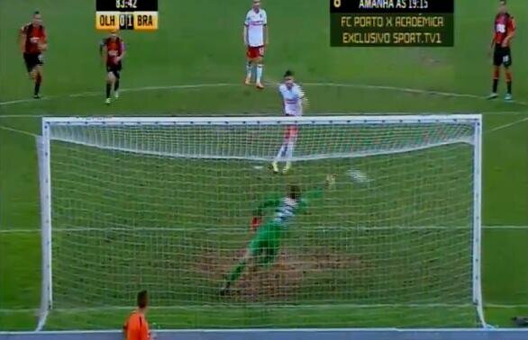 VIDEO Raul Rusescu, gol şi penalty ratat în victoria Bragăi pe terenul lui Olhanense, 2-0