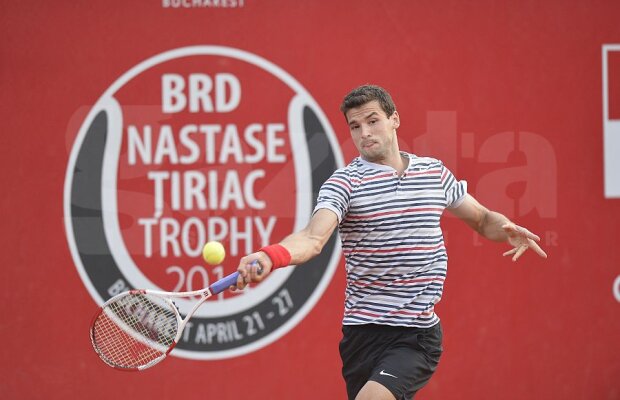FOTO Favoritul numărul 1 continuă la BRD Năstase-Ţiriac Trophy » Grigor Dimitrov s-a calificat în sferturi