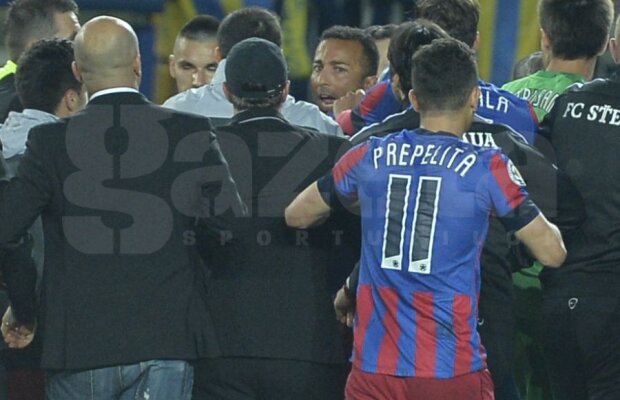 VIDEO UPDATE Acuzat că a bătut un oficial al Petrolului, Laurenţiu Reghecampf dă replica: "M-am aplecat să-i zic ceva la ureche!"