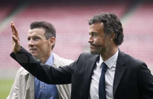 VIDEO Surpriză de proporţii pentru Luis Enrique la prezentarea ca antrenor la Barça! :O