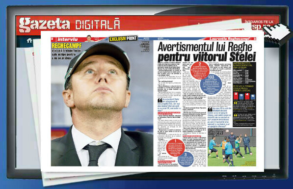 Răsfoieşte online Gazeta Digitală » Partea a doua a interviului exploziv cu fostul antrenor al roş-albaştrilor » Avertismentul lui Reghe pentru viitorul Stelei!
