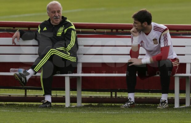 Vicente del Bosque, şedinţă cu liderii Iker Casillas şi Xavi » Ce a decis selecţionerul Spaniei în privinţa meciului cu Chile