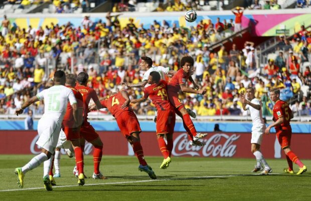 FOTO şi VIDEO Mai bună decît România :) » Belgia a cîştigat chinuit primul meci la Mondial, 2-1 cu Algeria