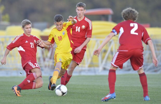 Doar egal pentru România U16 în meciul contra Macedoniei, 2-2 » Ianis Hagi s-a numărat printre marcatori