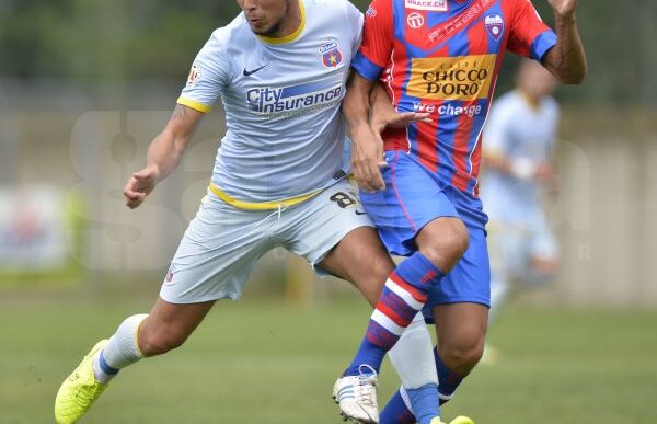 FOTO Steaua - FC Chiasso 1-2 » Constantin Gâlcă pierde primul meci pe banca roş-albaştrilor