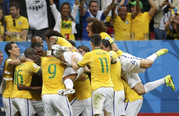 VIDEO şi FOTO Camerun - Brazilia 1-4 » Selecao joacă în optimi cu Chile!
