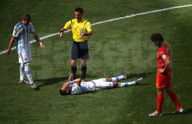 Angel Di Maria a cedat! » Jucătorul care a dus Argentina în "sferturi" s-a accidentat în prima repriză