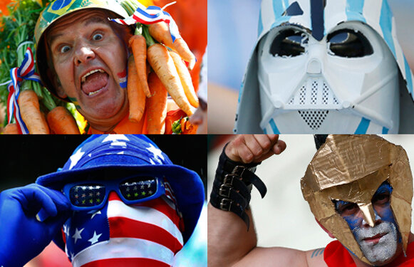 FOTO Chipuri mondiale » Fanii fac cel puţin jumătate din spectacolul de la World Cup