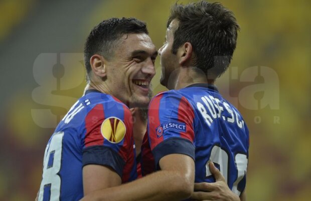 VIDEO+FOTO C-aşa-i în tenis » Dezolantă în prima repriză, Steaua a scăpat cu 0-0 la pauză, dar a umilit-o pe Aalborg pînă la final, 6-0!