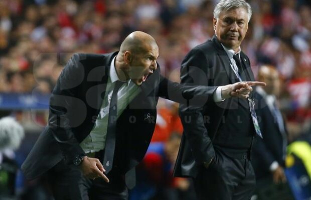 Un antrenor din Spania îl atacă pe Zinedine Zidane: "Eu nu-l consider coleg!" » Carlo Ancelotti îi ia apărarea francezului