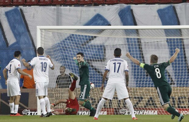 VIDEO Raid prin ruinele Eladei » Irlanda de Nord mai bifează o surpriză, 2-0 cu Grecia, şi rămîne liderul grupei