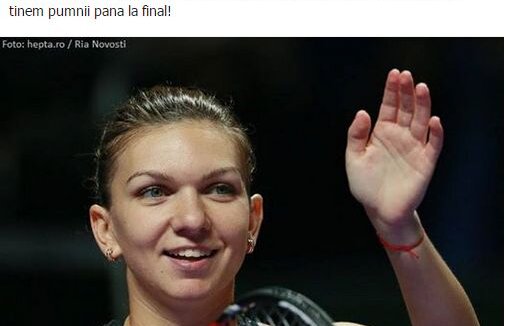 Maria Andrieş » "Ultima modă la pomeni electorale: premierul şi-a dat cadou imaginea lui Halep!"