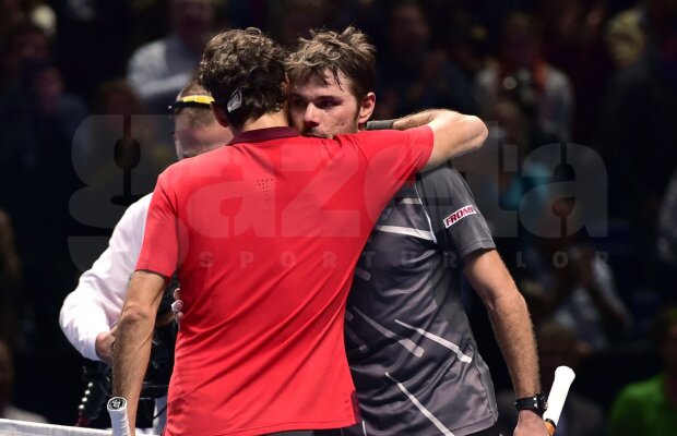 Ceartă elveţiană » Motivul pentru care Stan Wawrinka s-a supărat în timpul semifinalei cu Roger Federer