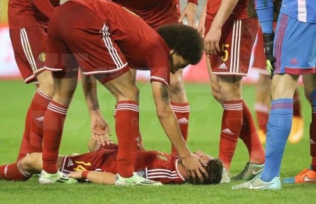Şoc şi groază » Belgianul Dries Mertens a leşinat în finalul meciului cu Ţara Galilor, scor 0-0