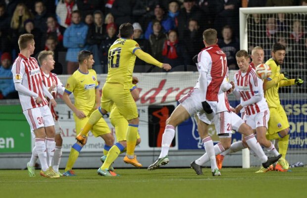 VIDEO şi FOTO Aalborg - Steaua 1-0 » Ratările lui Keşeru au îngropat Steaua, care are nevoie de un miracol pentru a se califica