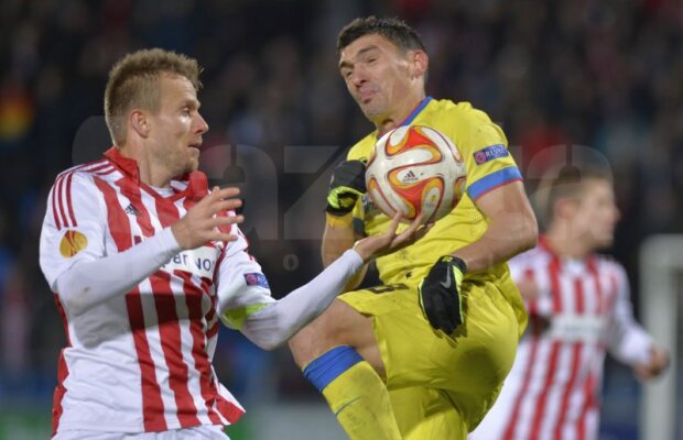 FOTO Două momente care puteau schimba soarta meciului Aalborg - Steaua
