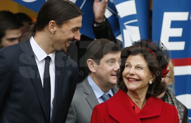 POZA ZILEI » Regina Suediei topită de Zlatan Ibrahimovici :)