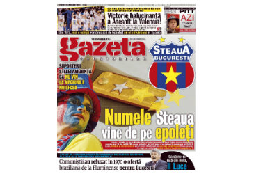 Răsfoieşte online Gazeta Digitală » Numele Steaua vine de pe epoleţi » Gazeta a discutat cu mai mulţi dintre supravieţuitorii începuturilor Stelei + Unul dintre episoadele necunoscute ale carierei lui Mircea Lucescu