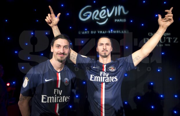FOTO şi VIDEO A făcut-o şi p-asta » Zlatan Ibrahimovici e foarte mîndru de statuia sa de la Paris: "O putem pune în locul Turnului Eiffel"