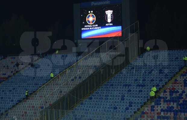 4100 la -3 grade Celsius! » Galeria s-a ţinut de cuvînt: steliştii au avut puţini fani alături la meciul cu Astra