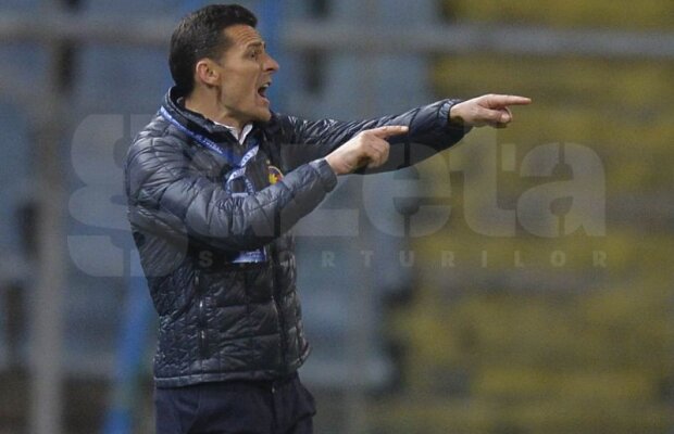 Costel Gâlcă îşi critică jucătorii după victoria cu CFR Cluj: "Nu mă aşteptam la aşa ceva"