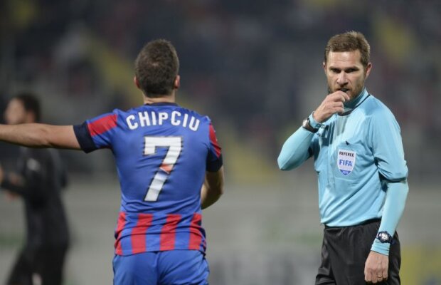 VIDEO Decizie scandaloasă în meciul Astra - Steaua » Alexandru Tudor i-a iertat pe stelişti de o eliminare