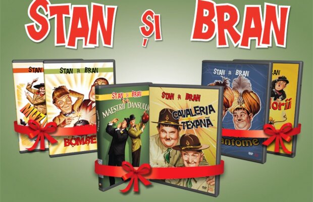 Superofertă de primăvară: Două DVD-uri Stan și Bran la doar 14,99 lei. Exclusiv cu Gazeta