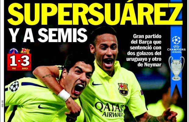 Ce scriu azi ziarele de sport din Europa (16 aprilie 2015)