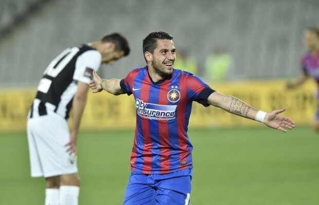 FOTO şi VIDEO » U Cluj - Steaua 0-3 »  Elevii lui Costel Gâlcă se menţin pe primul loc după o victorie categorică