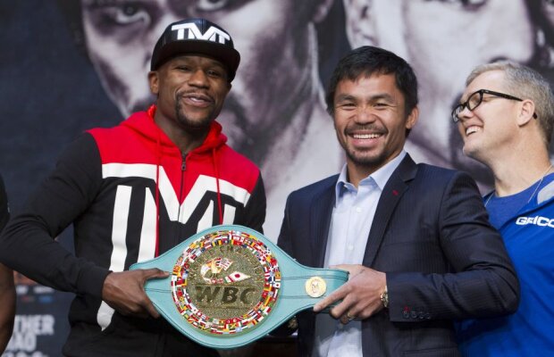 Mai e puțin pînă la "Meciul Secolului" » Cine se va impune în duelul Mayweather - Pacquiao?