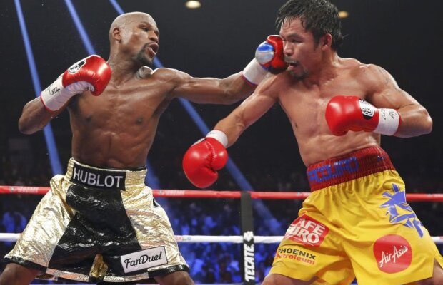 FOTO Mayweather a dominat clar meciul cu Pacquiao » Cum au punctat cei trei arbitri și cîte runde a cîștigat filipinezul
