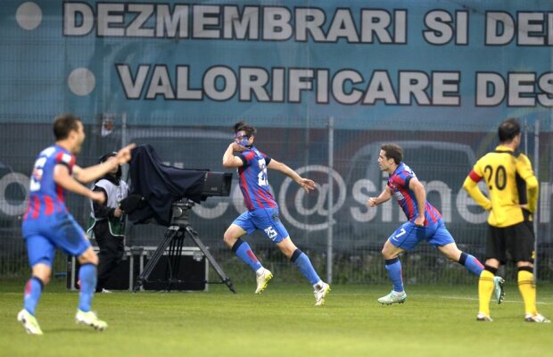 VIDEO şi FOTO » Descindere cu "mascaţi" » Condusă pînă în minutul 70 la Braşov, Steaua întoarce, 3-2, şi rămîne în lupta pentru titlu graţie "dublei" nou-intratului Rusescu  