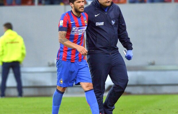 Verdict dur pentru Cristi Tănase! Căpitanul Stelei ratează finalul sezonului