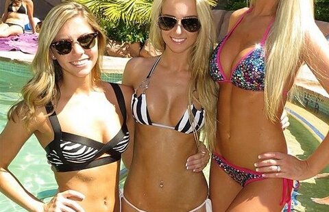 Tu ai rezista cu atâta frumusețe în jur? Uite cine a fost norocosul înconjurat de 100 de femei superbe