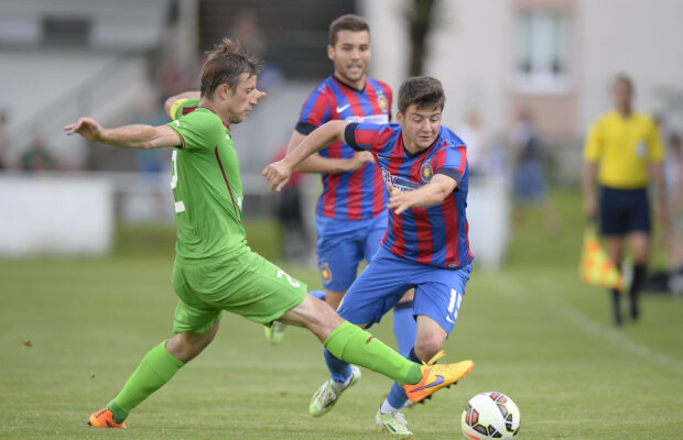 FOTO Noroc cu cel mai mic » Puștiul Mihalcea a strălucit într-un meci în care Steaua s-a chinuit rău cu Rubin Kazan