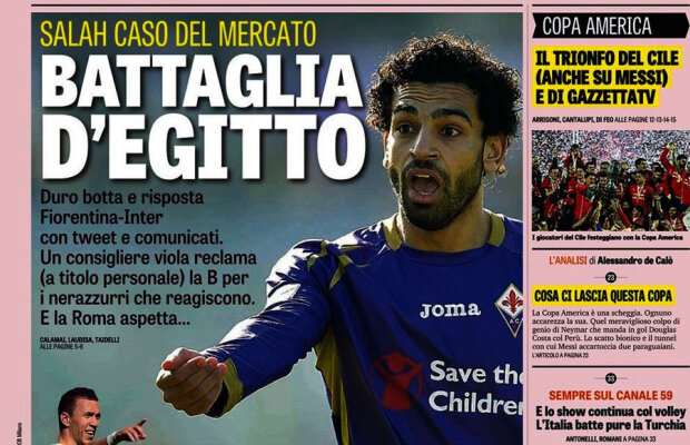 Ce scriu azi ziarele de sport din lume (6 iulie 2015)