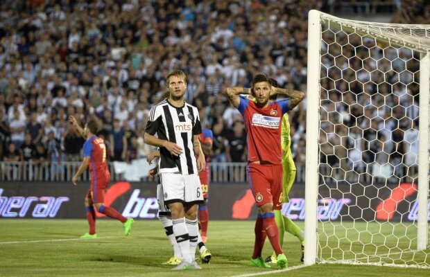 Paul Papp şi-a asumat toată vina după Partizan - Steaua 4-2: "E vina mea! Eu am pierdut calificarea"