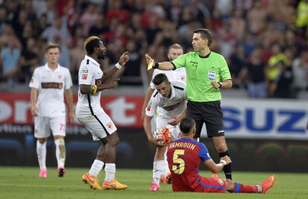 Ovidiu Haţegan, lăudat după Steaua - Dinamo: "A gestionat perfect acel moment"