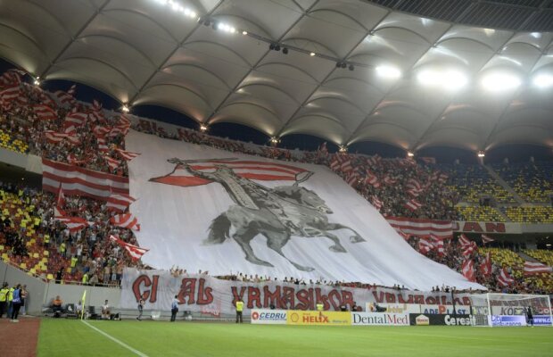 FOTO Derby-ul s-a terminat, duelul fanilor continuă » Dinamoviştii răspund după ironia steliştilor