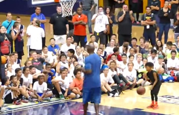 VIDEO Mini Jordan » Air Mike și-a găsit urmașul, puștiul ăsta marchează din orice poziție!