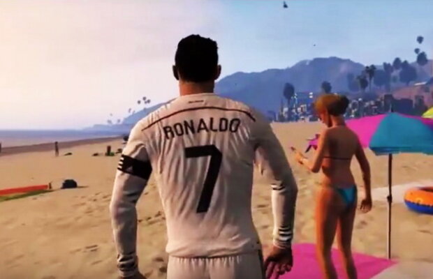 Absolut genial: Cristiano Ronaldo apare în jocul GTA