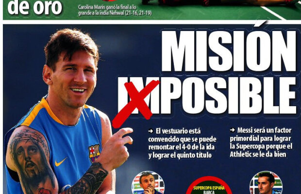 Ce scriu azi ziarele de sport din lume (17 august 2015)